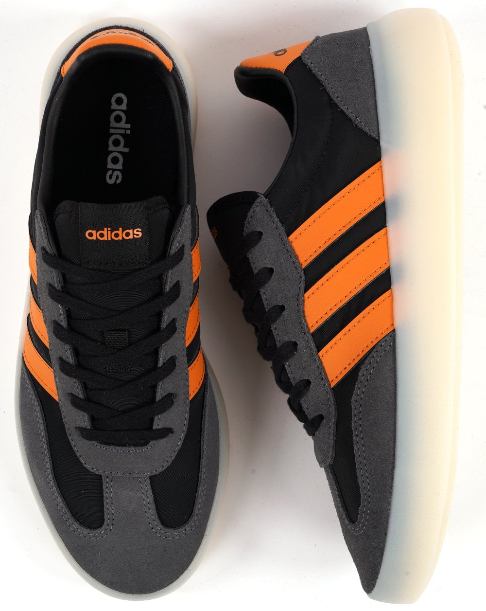 Adidas Barreda Trainers Black Orange Ice Sole