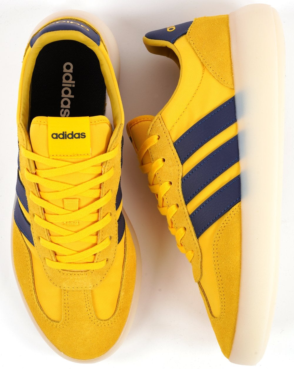 Adidas Barreda Trainers Yellow Navy Ice Sole