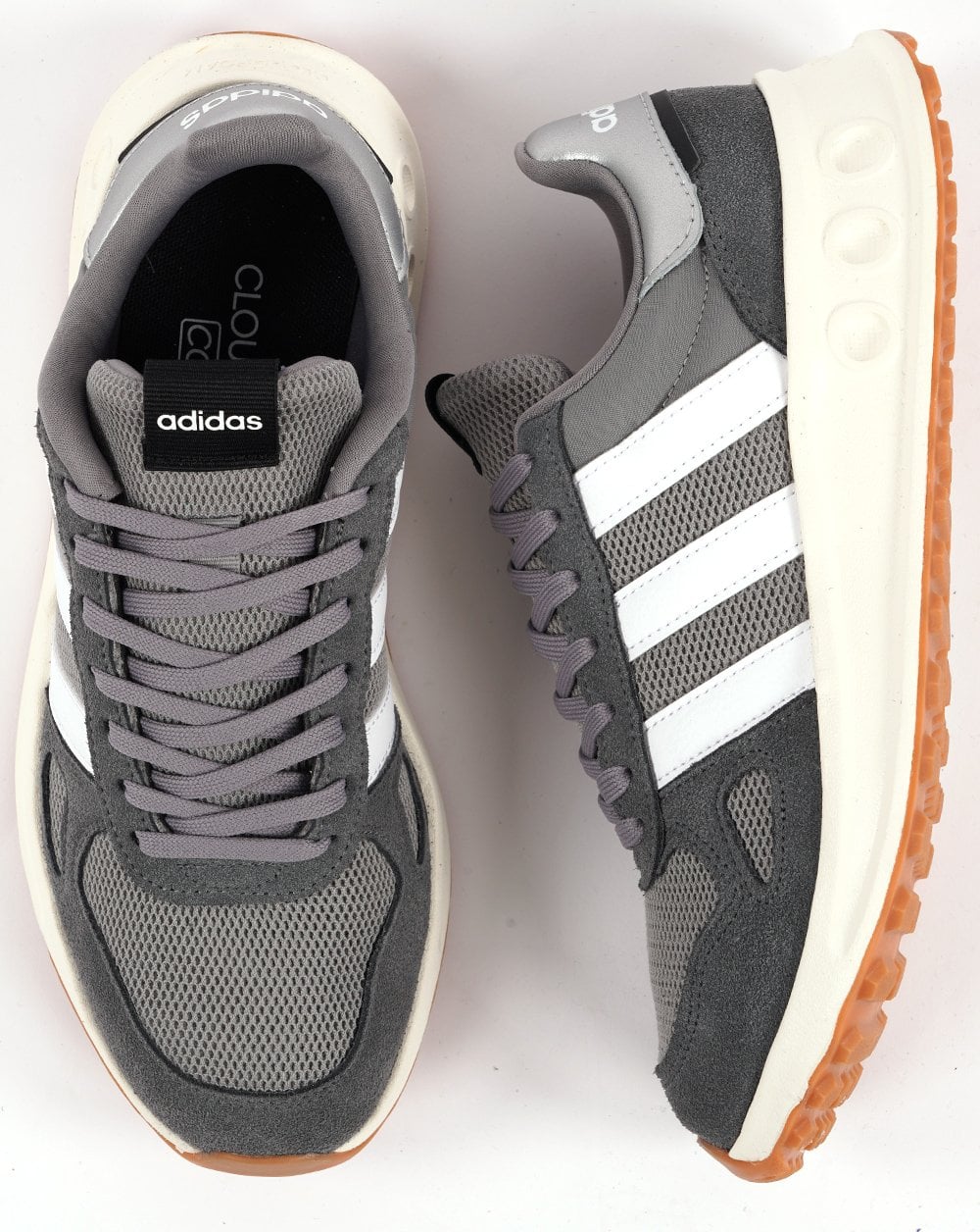 Adidas Run 84 Trainers Grey/White