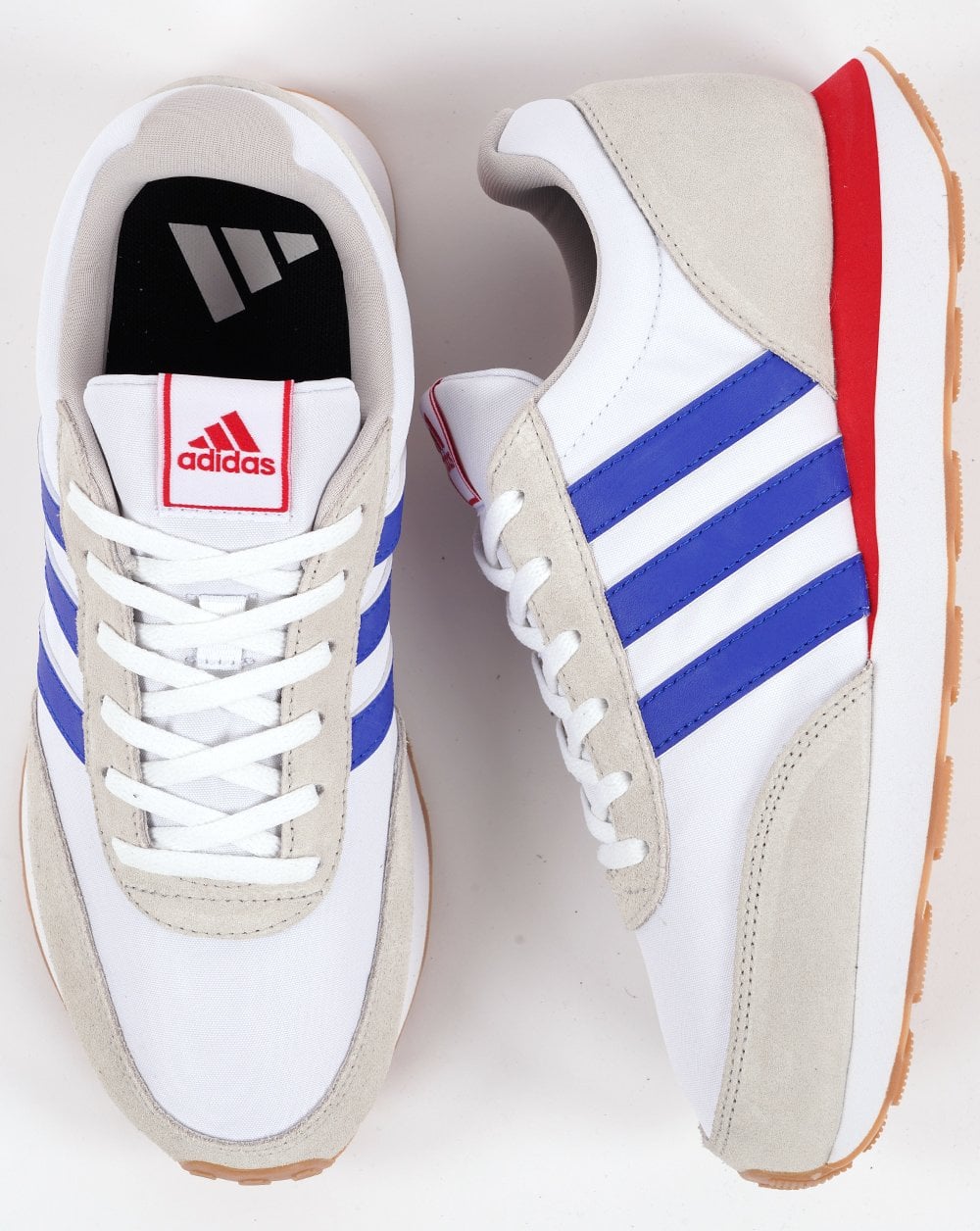 Adidas Run 60s Trainers White/Blue/Red
