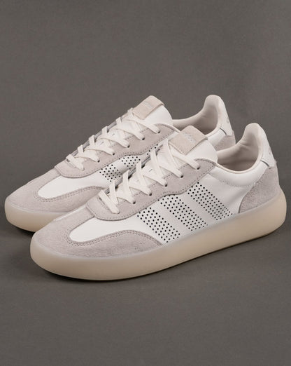 Adidas Barreda Leather Trainers White/ Grey ice sole