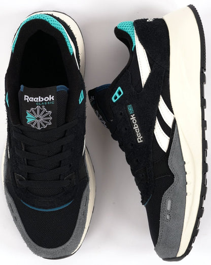 Reebok Classic 2400 Trainers Black/Blue/Chalk