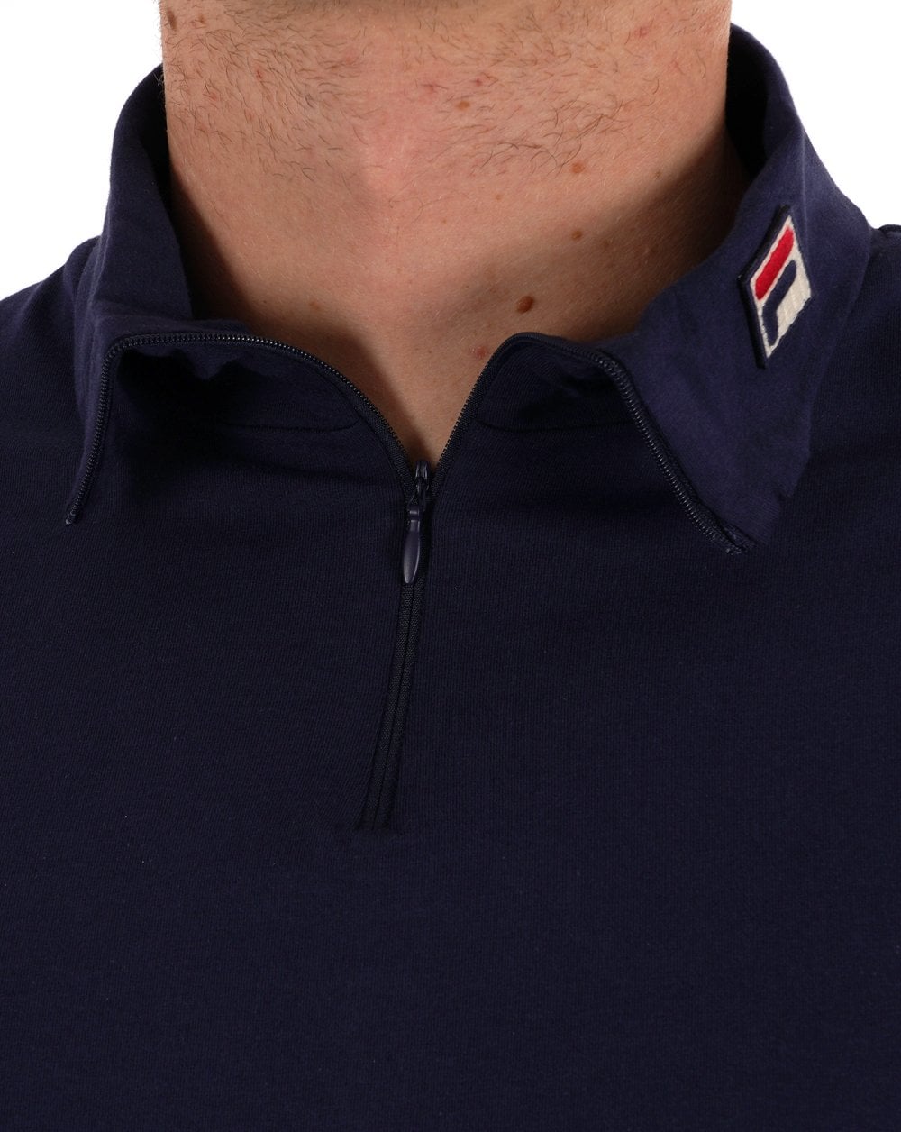 Fila Vintage Neil Zip Roll Neck Navy