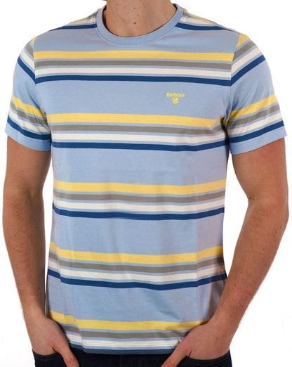 Barbour Hampstead Stripe T-shirt Niagara Mist