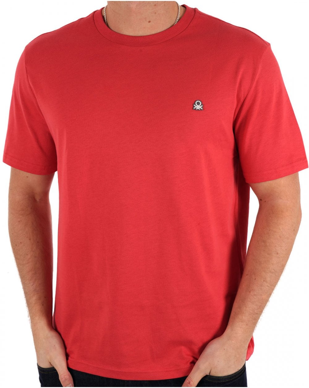 Benetton Small Logo T-shirt Raspberry