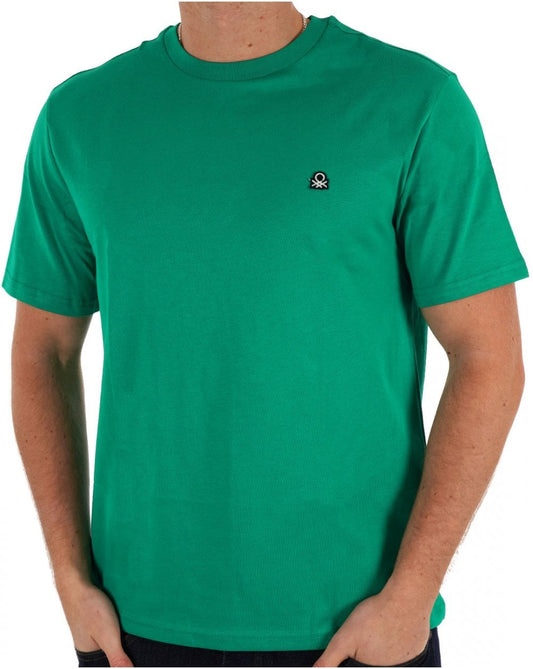 Benetton Small Logo T-shirt Bright Green