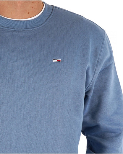 Tommy Jeans Flag Crew Sweatshirt Colorado Blue