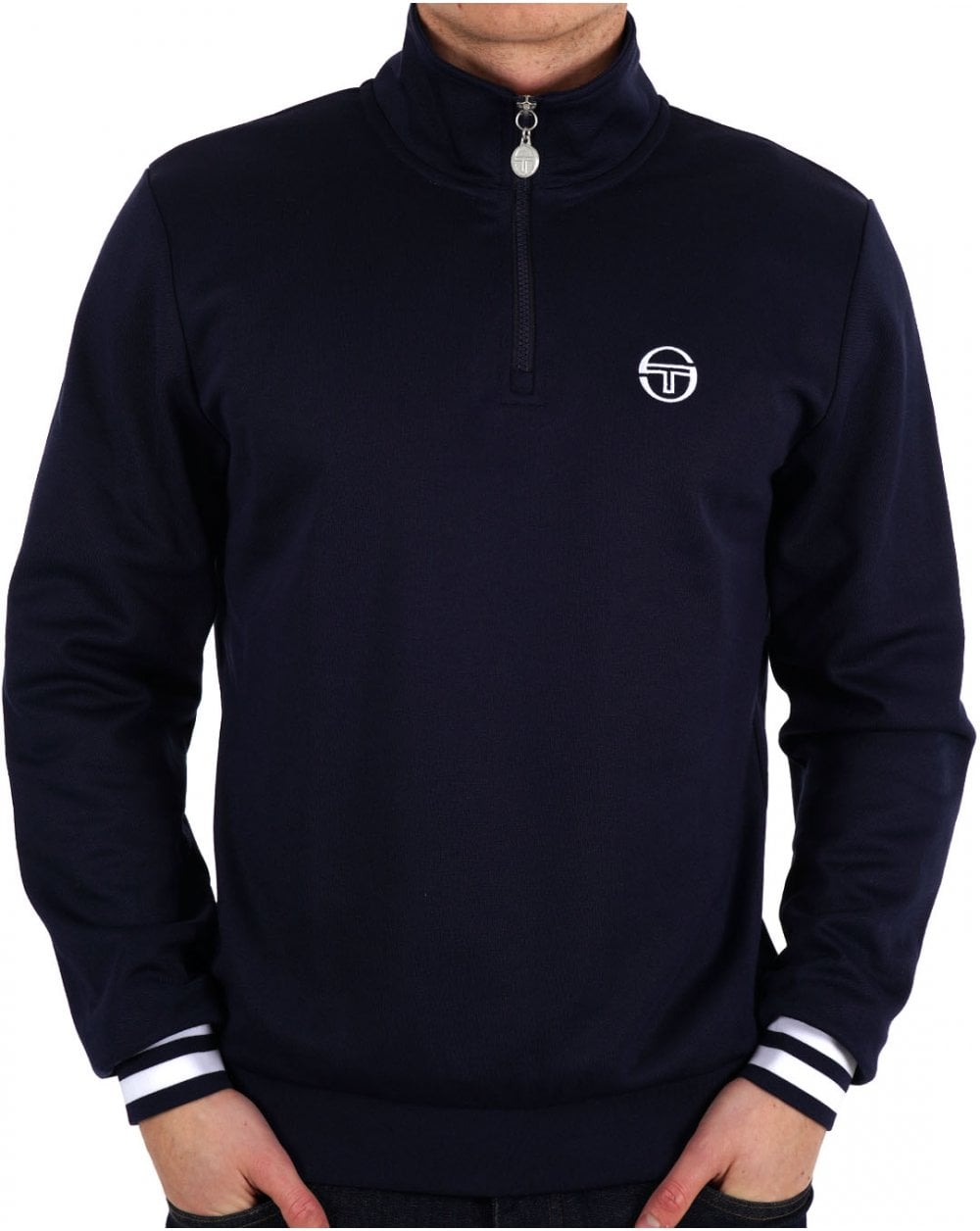 Sergio Tacchini 1/4 Zip Track Top Navy