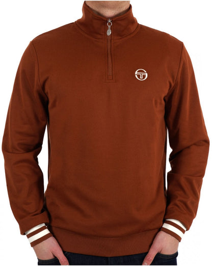 Sergio Tacchini 1/4 Zip Track Top Mocha