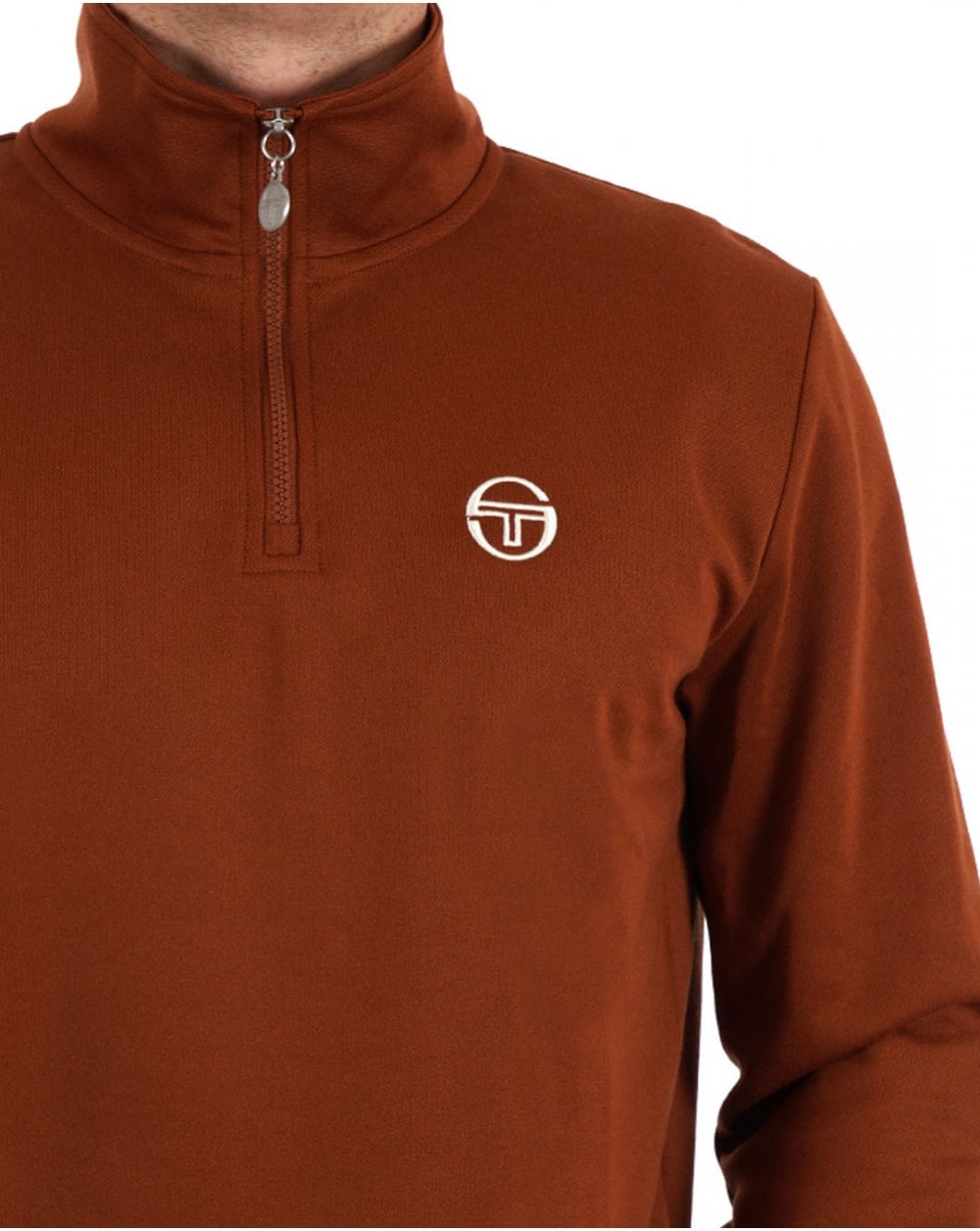 Sergio Tacchini 1/4 Zip Track Top Mocha