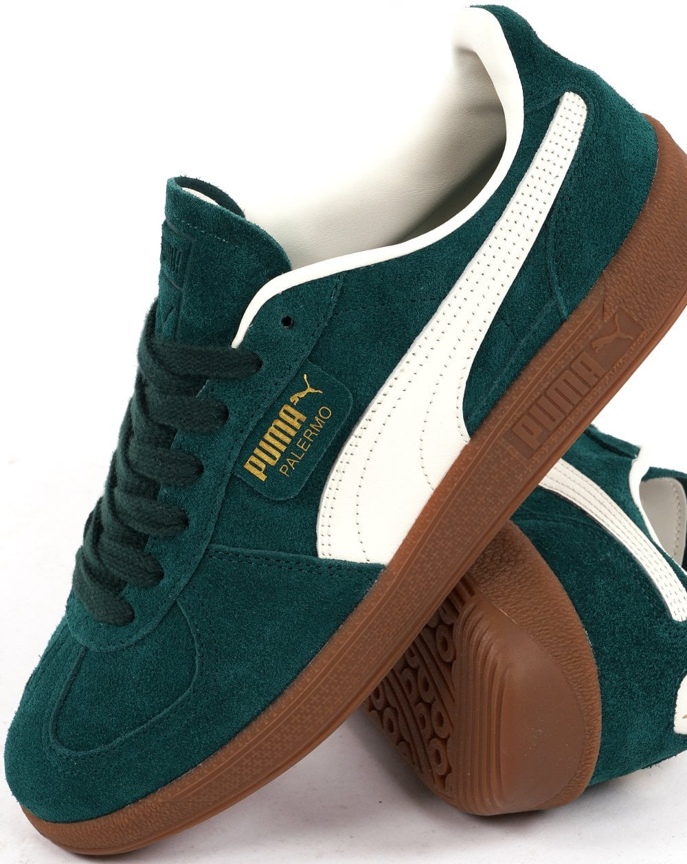 Puma Palermo Trainers Dark Myrtle/Warm White