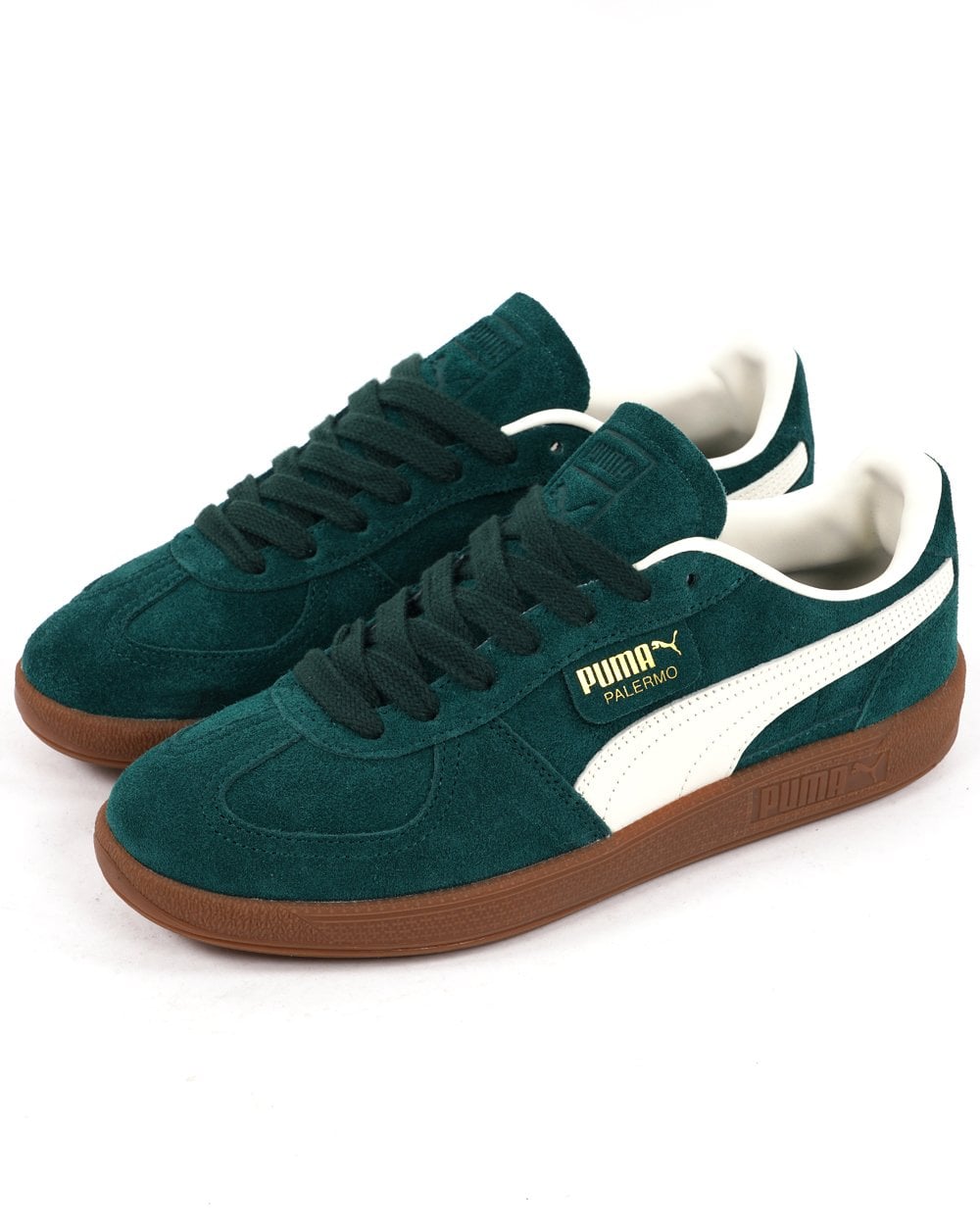 Puma Palermo Trainers Dark Myrtle/Warm White