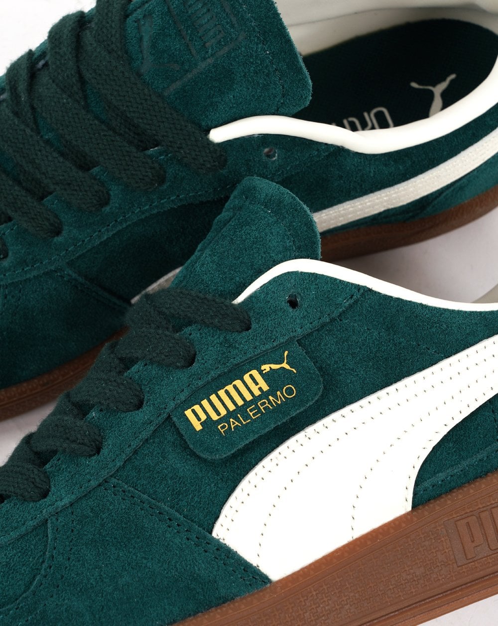 Puma Palermo Trainers Dark Myrtle/Warm White