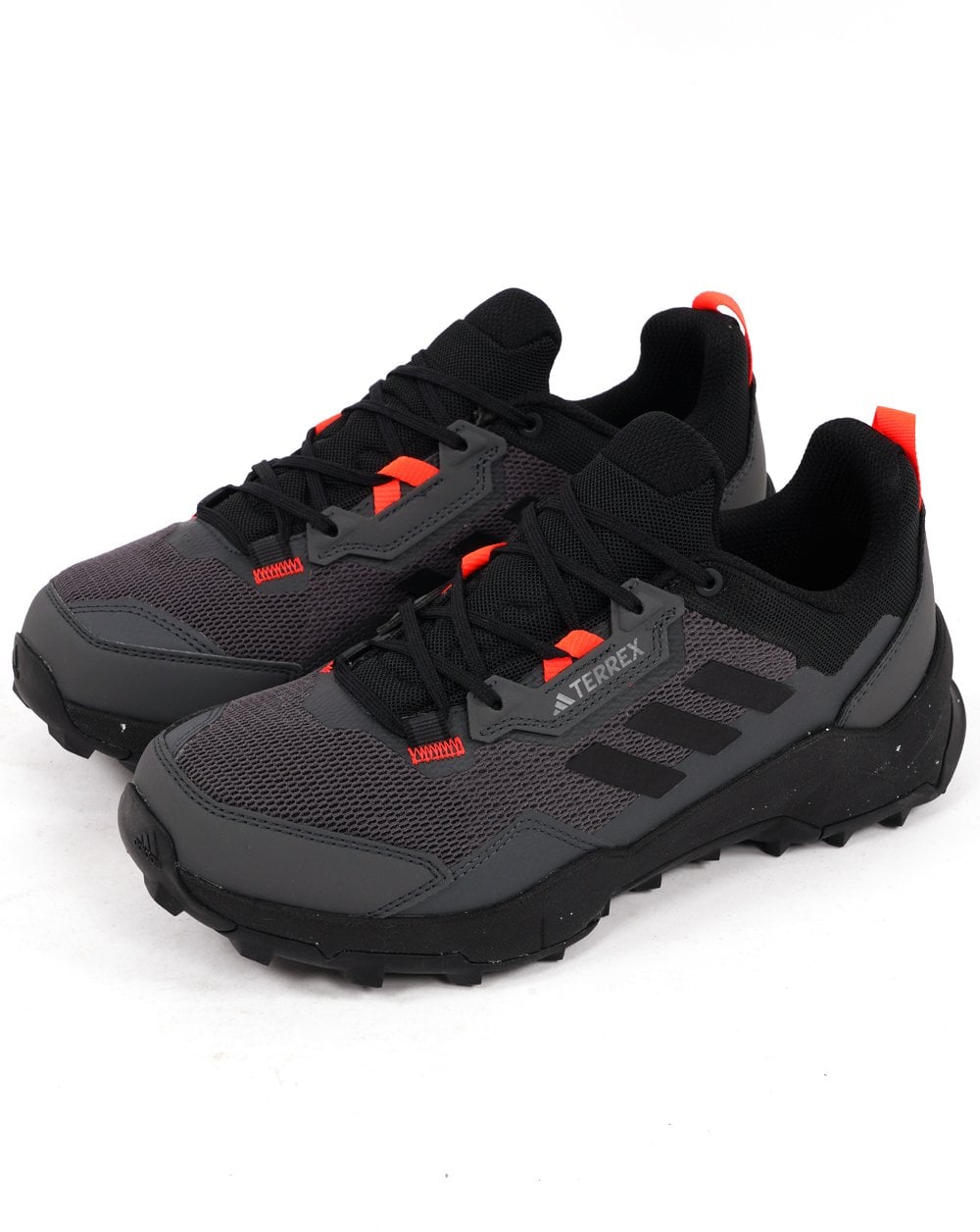 Adidas Terrex AX4 Hiking Shoes Grey Six/Solar Red/Carbon
