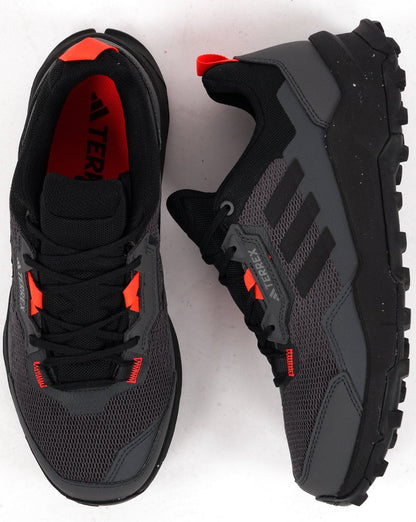 Adidas Terrex AX4 Hiking Shoes Grey Six/Solar Red/Carbon