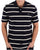 Gant Striped Polo Shirt Navy Blue