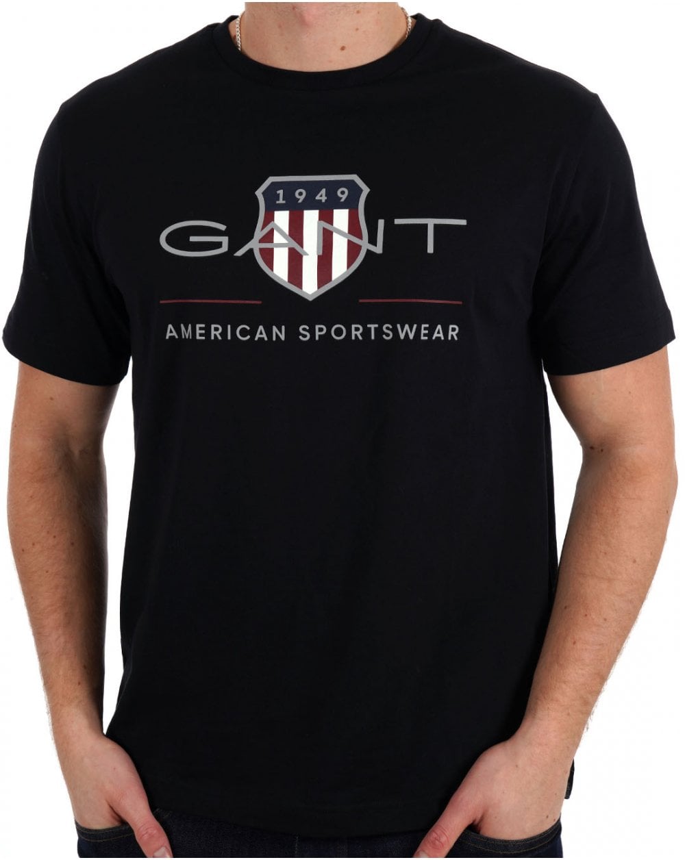 Gant Archive Shield T Shirt Black