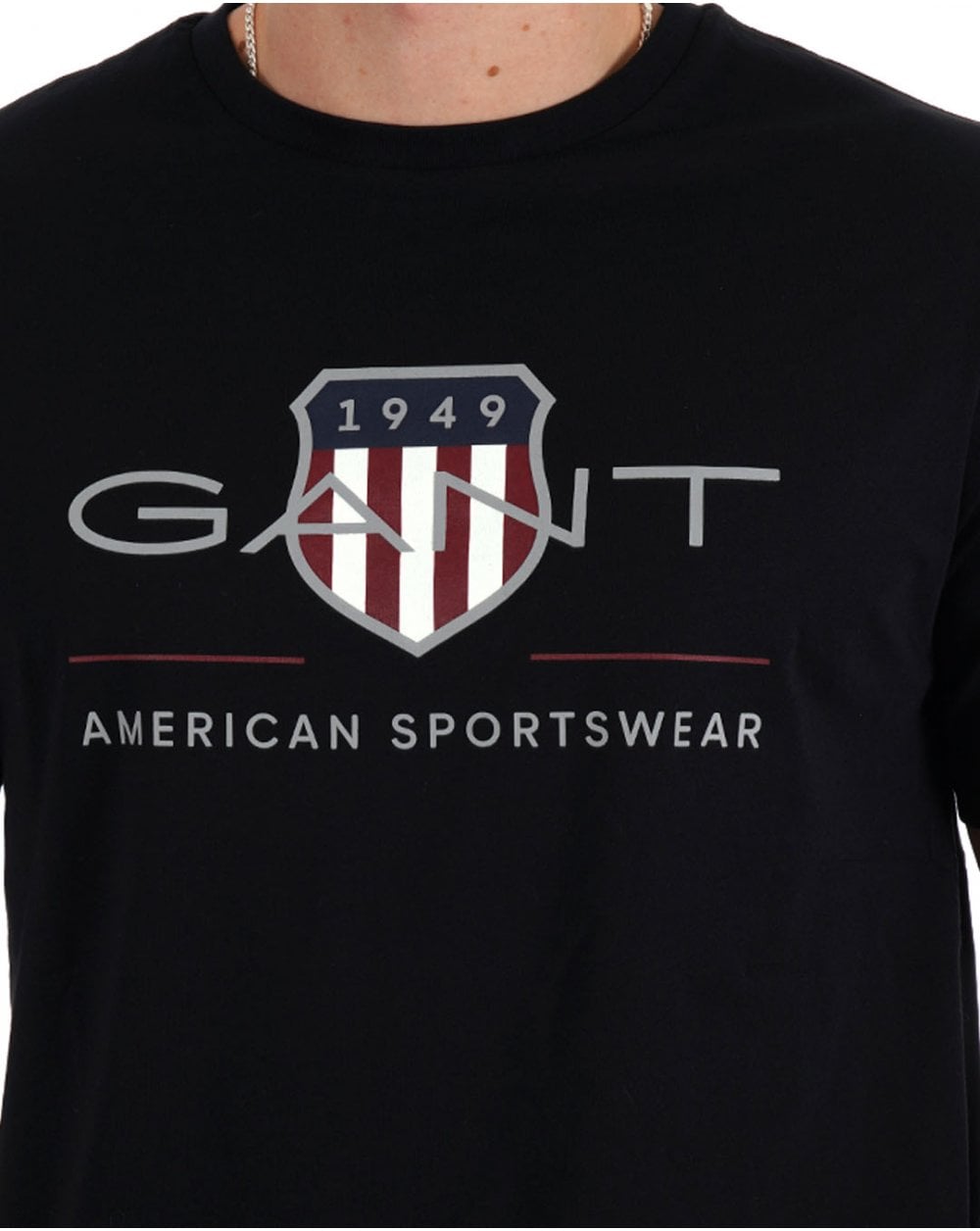 Gant Archive Shield T Shirt Black