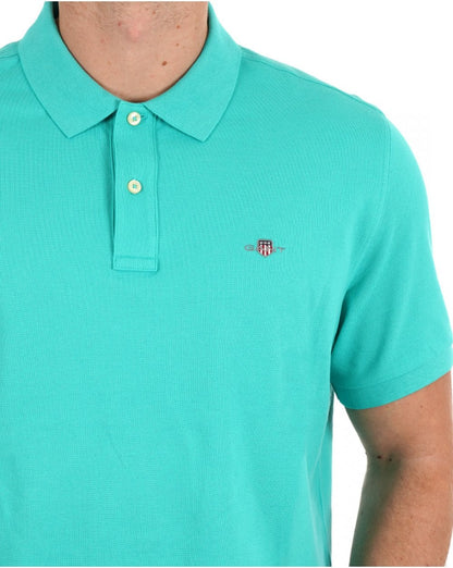 Gant Shield Pique Polo Tropic Blue