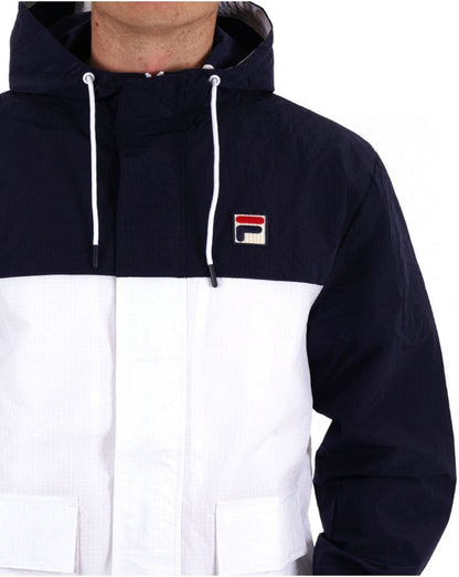Fila Vintage Sailing Jacket Navy White