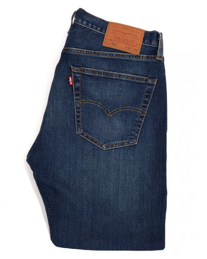 Levi's 501 Original Fit Jeans Dark Indigo Worn In