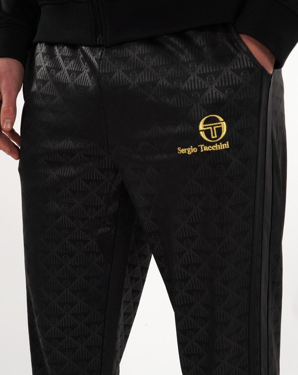 Sergio Tacchini Ghibli Mono Track Pants Black
