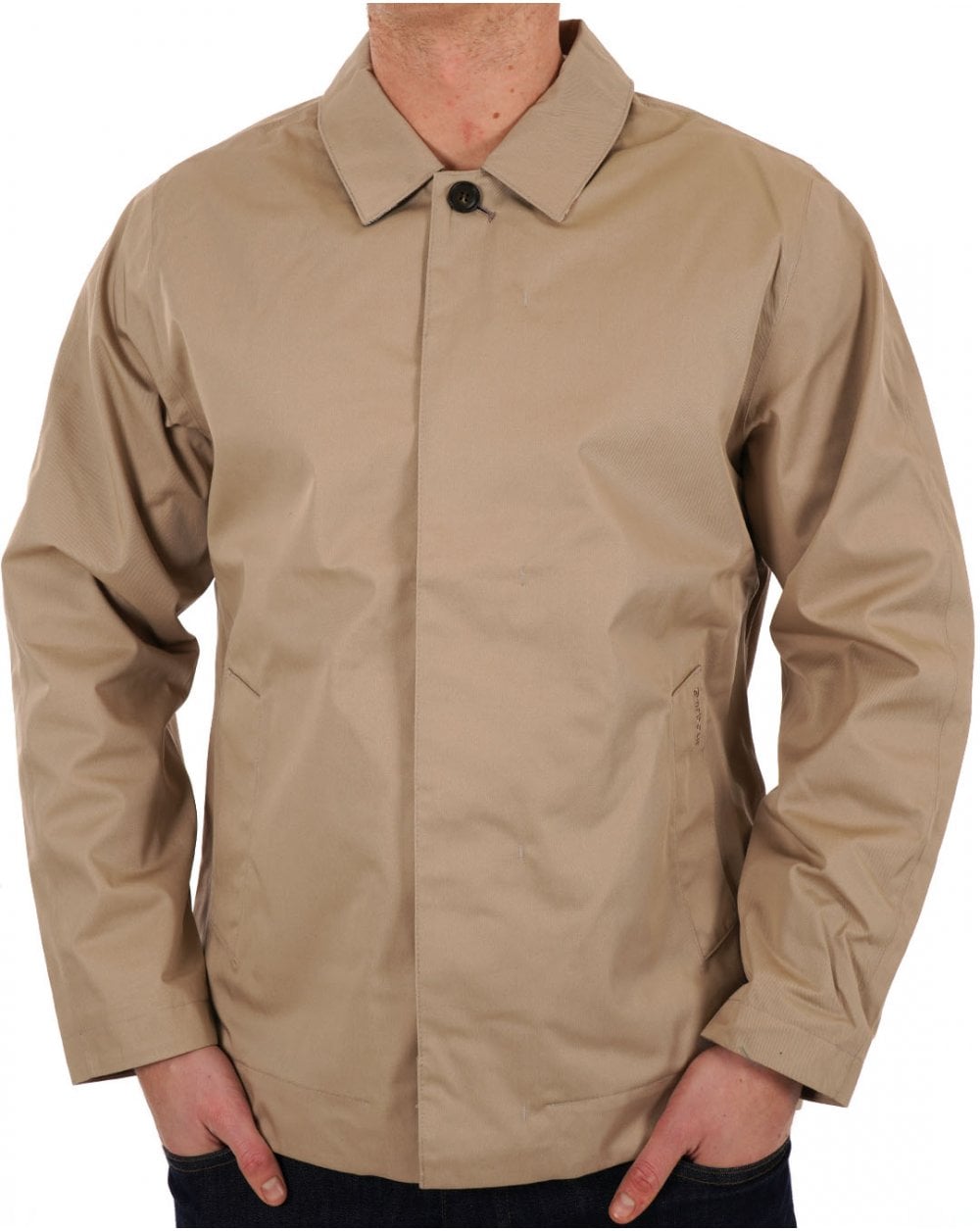Barbour Short Rokig Waterproof Jacket Washed Stone