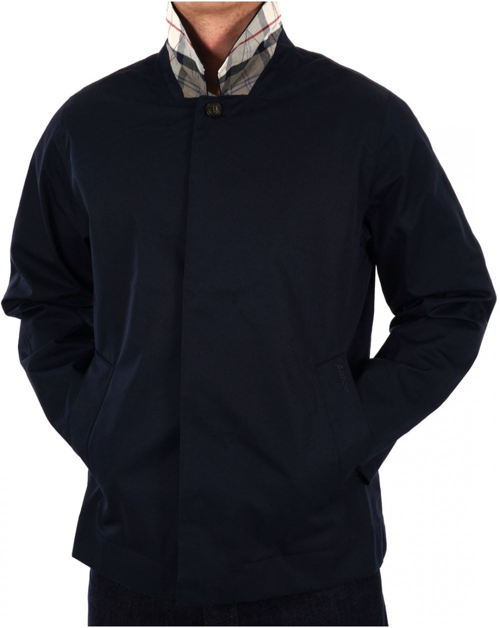 Barbour Short Rokig Waterproof Jacket Navy