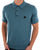 Gabicci Vintage Jackson Knit Polo Teal