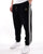 Sergio Tacchini Masters Velour Track Pants Black/Grey