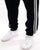 Sergio Tacchini Masters Velour Track Pants Black/Grey