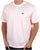 Lacoste Striped T Shirt White Pink
