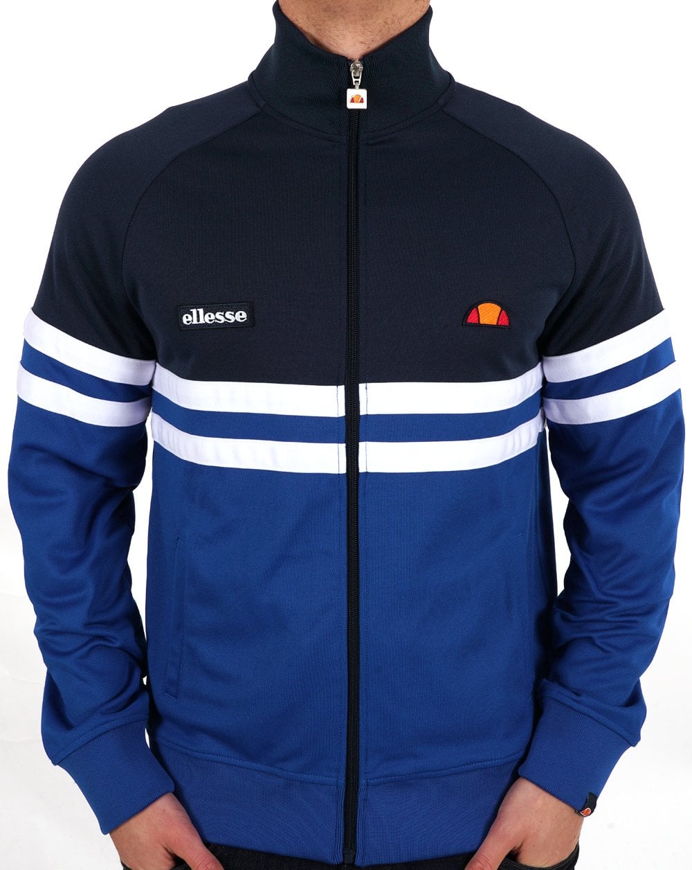 Ellesse Rimini Bex Track Top Navy Blue White
