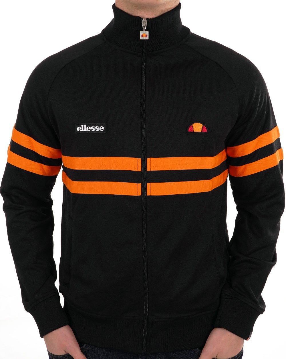 Ellesse Rimini Track Top Black/Orange
