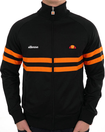 Ellesse Rimini Track Top Black/Orange