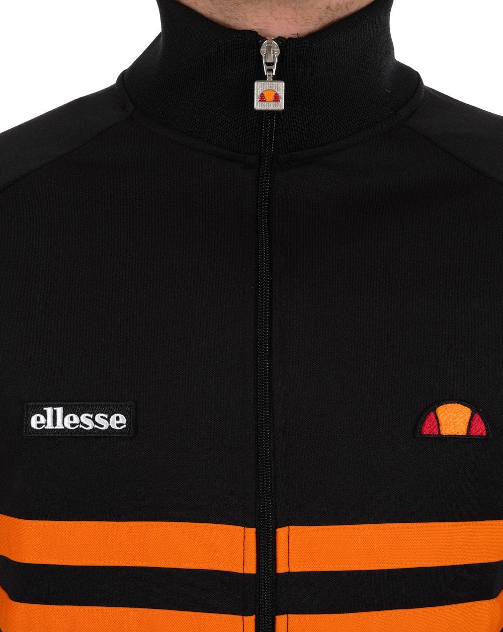 Ellesse Rimini Track Top Black/Orange