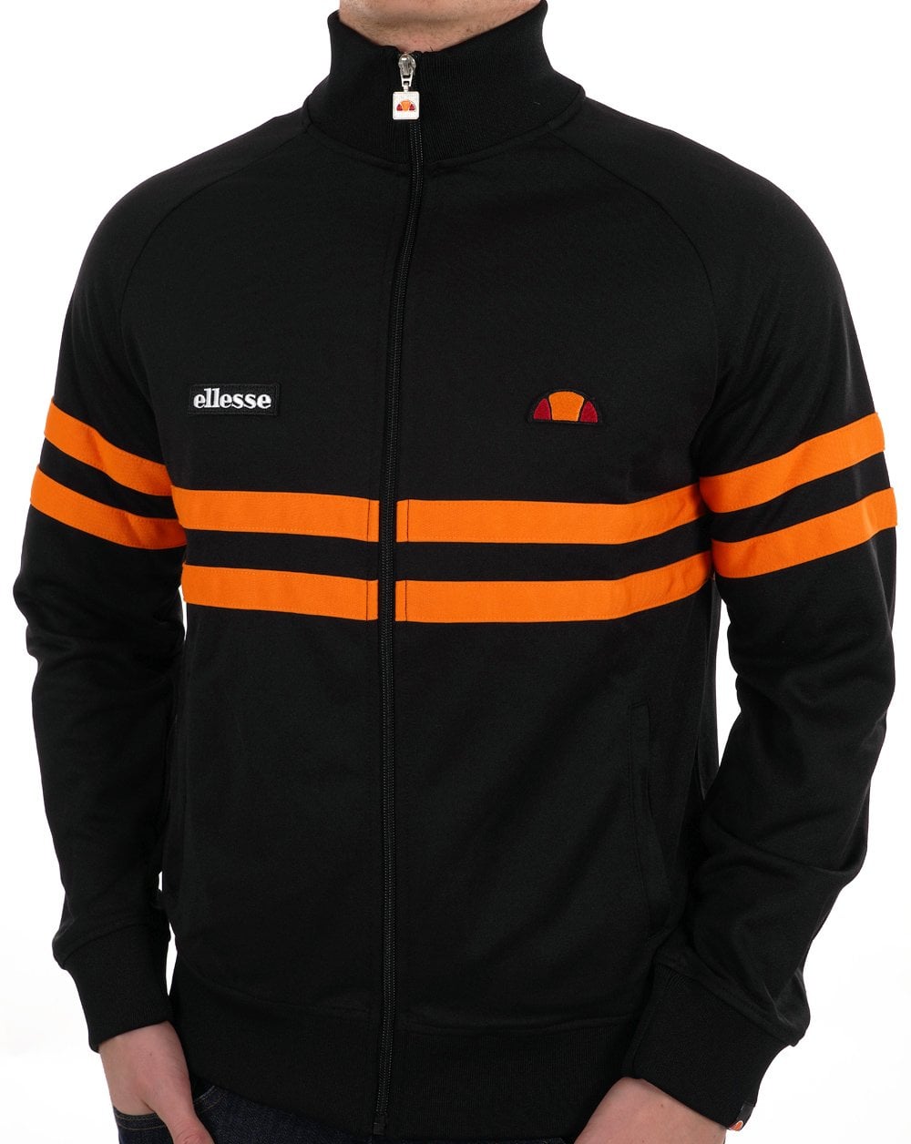 Ellesse Rimini Track Top Black/Orange