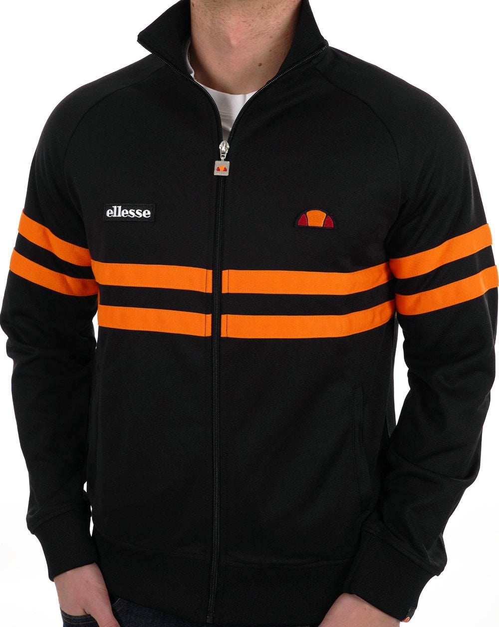 Ellesse Rimini Track Top Black/Orange