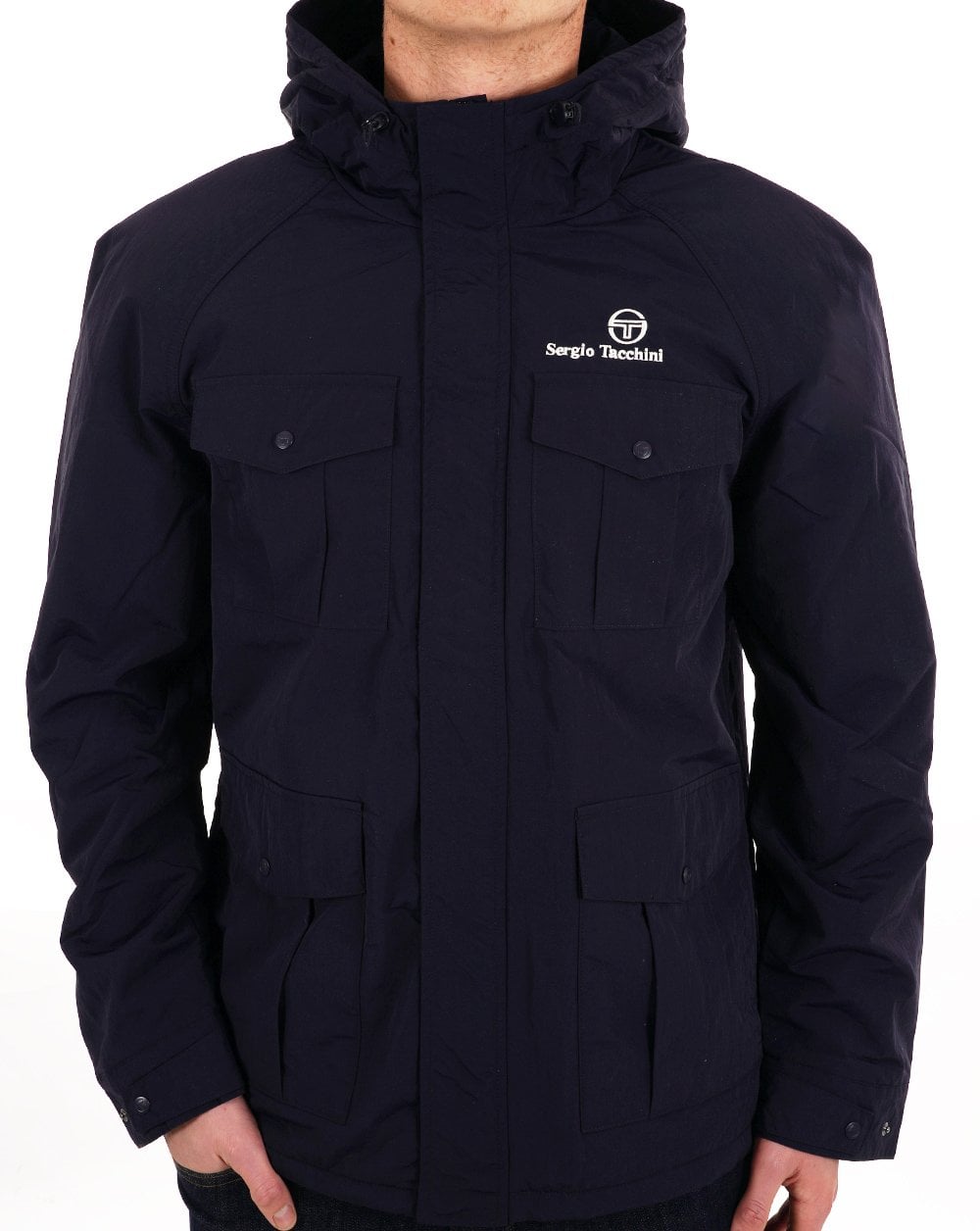 Sergio Tacchini Lined Pocket Jacket Navy