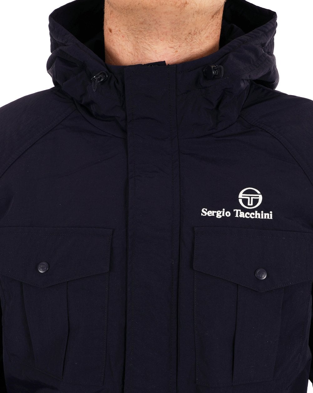 Sergio Tacchini Lined Pocket Jacket Navy