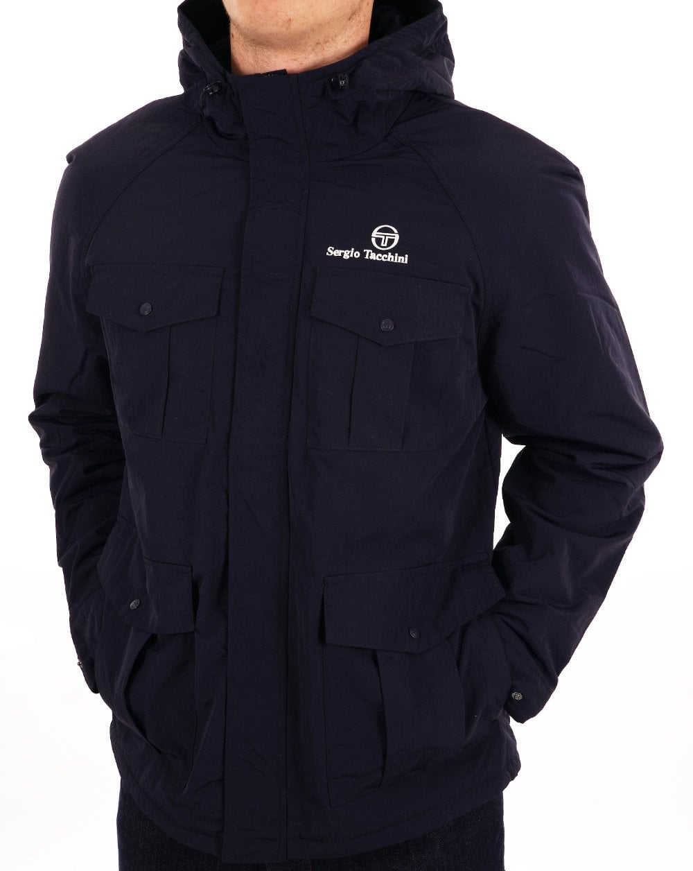 Sergio Tacchini Lined Pocket Jacket Navy