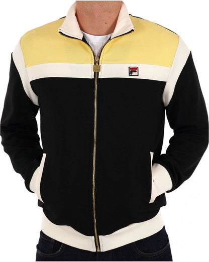 Fila Vintage Cruz Track Top Yellow / Black / Gardenia