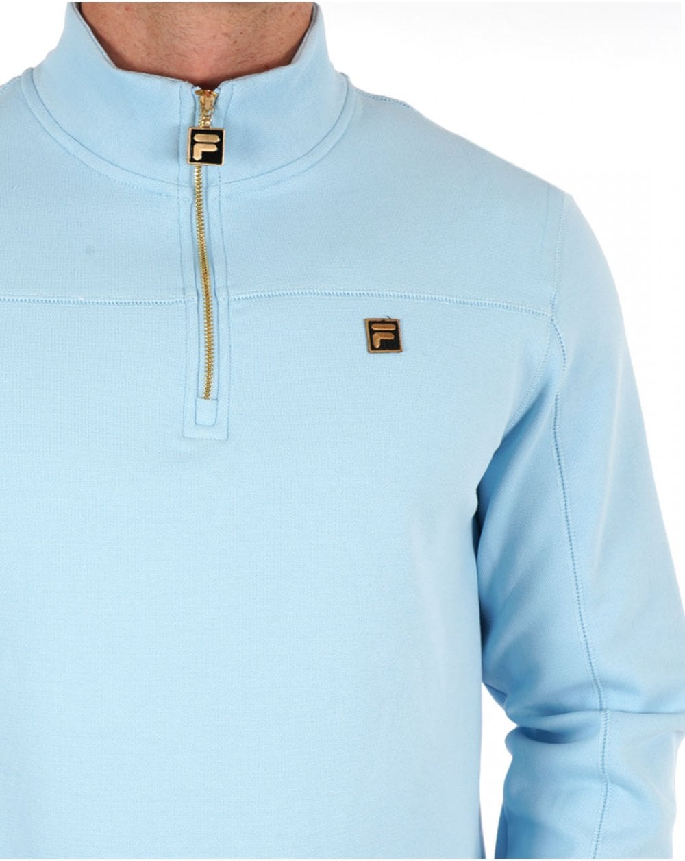 Fila Gold Half Zip Sweat Sky