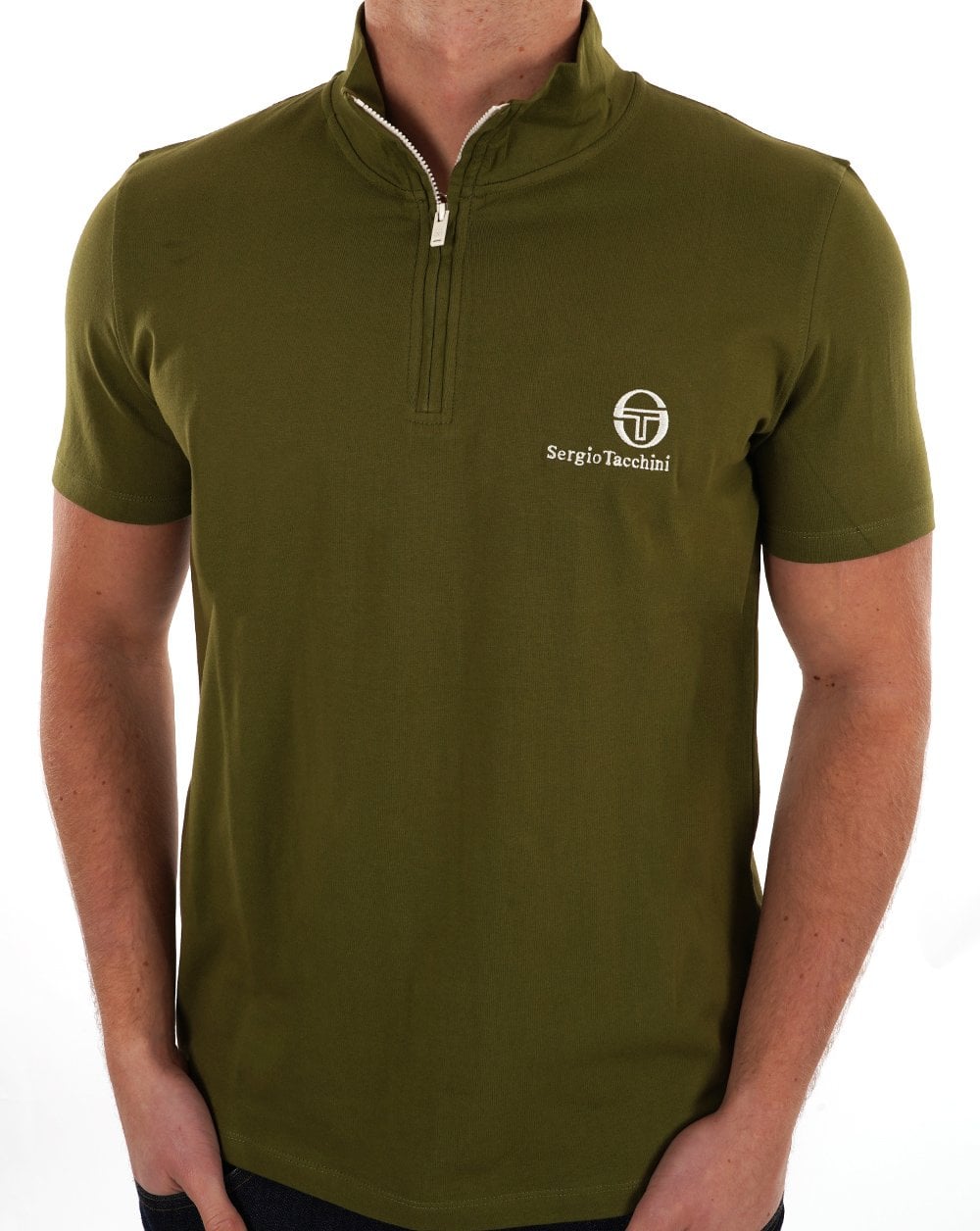 Sergio Tacchini Daytone 1/4 Zip Top Khaki