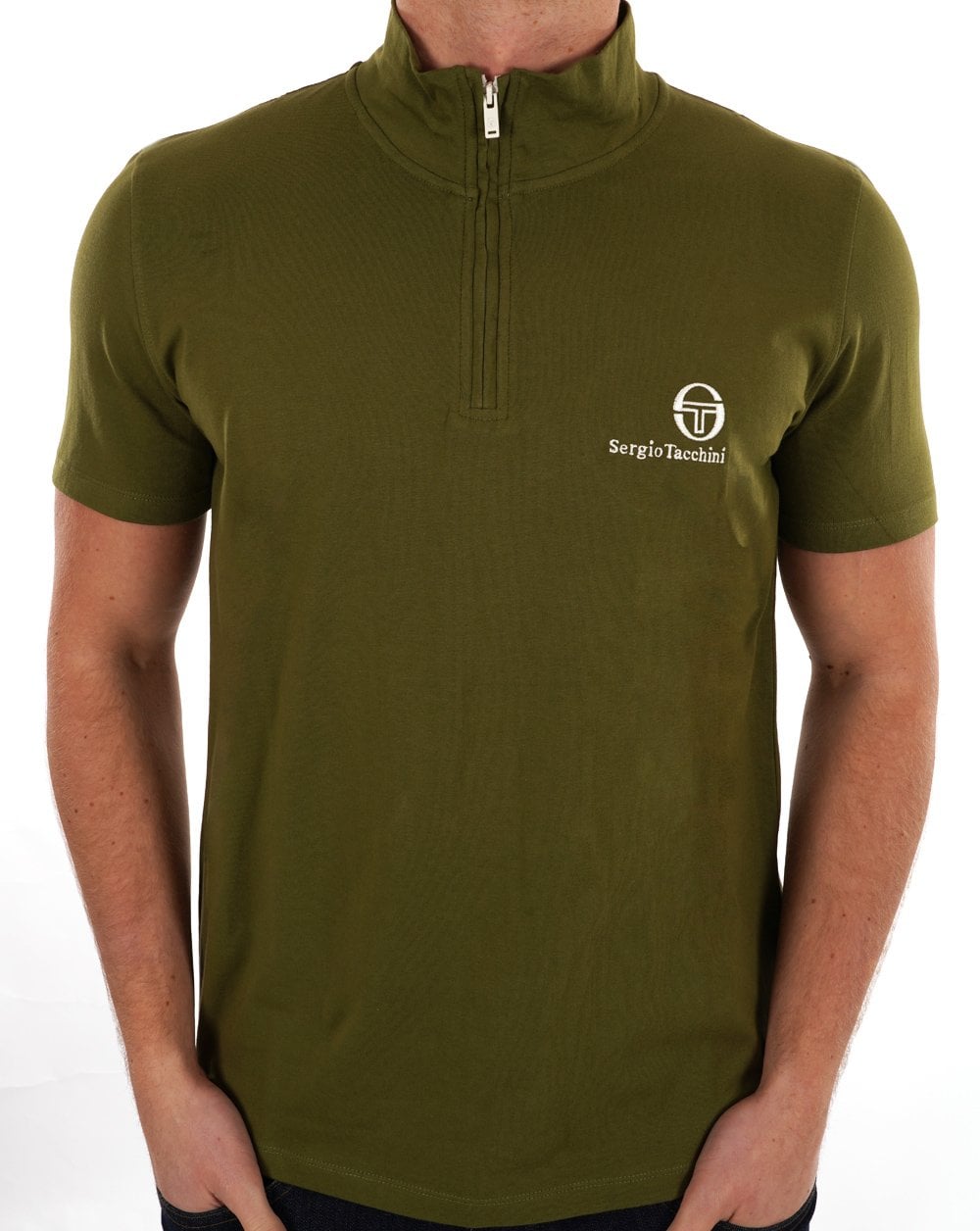 Sergio Tacchini Daytone 1/4 Zip Top Khaki
