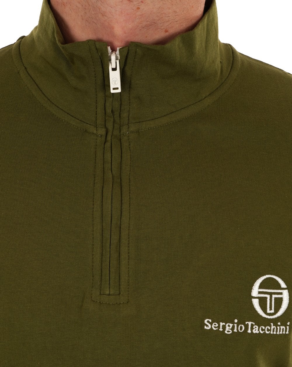 Sergio Tacchini Daytone 1/4 Zip Top Khaki