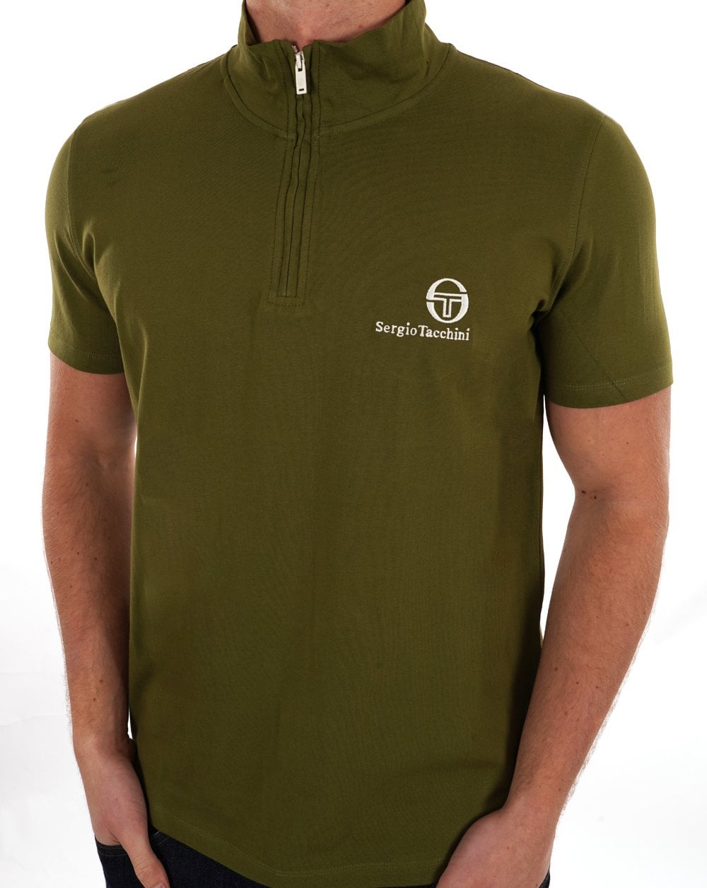 Sergio Tacchini Daytone 1/4 Zip Top Khaki