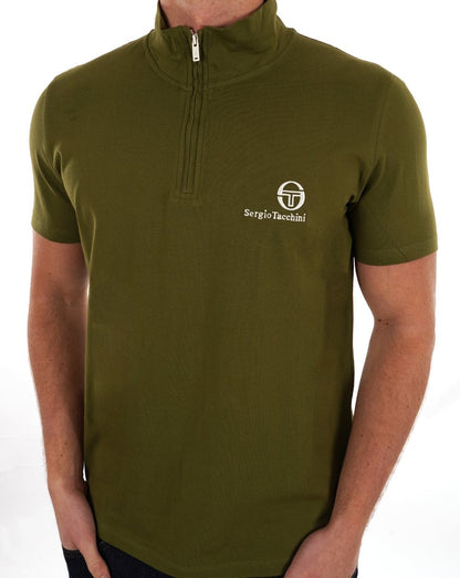 Sergio Tacchini Daytone 1/4 Zip Top Khaki