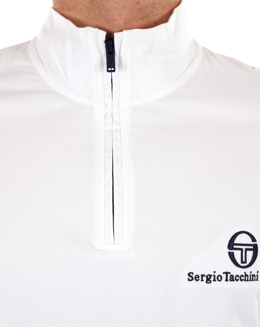 Sergio Tacchini Daytone 1/4 Zip Top White