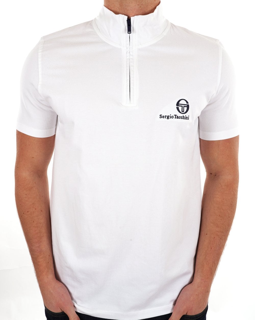 Sergio Tacchini Daytone 1/4 Zip Top White